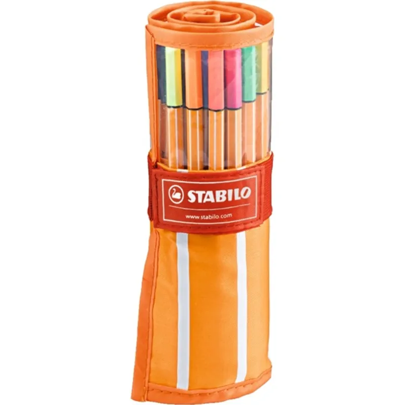 Stabilo Point neon neon 25+5db-os vegyes színű tűfilc készlet Stabilo Point neon neon 25+5db-os vegyes színű tűfilc készlet