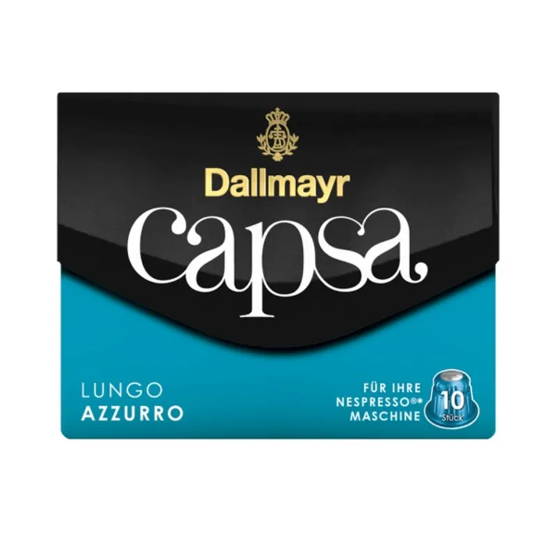 Dallmayr Lungo Azzuro Nespresso kompatibilis kávé kapszula 10 db Dallmayr Lungo Azzuro Nespresso kompatibilis kávé kapszula 10 db