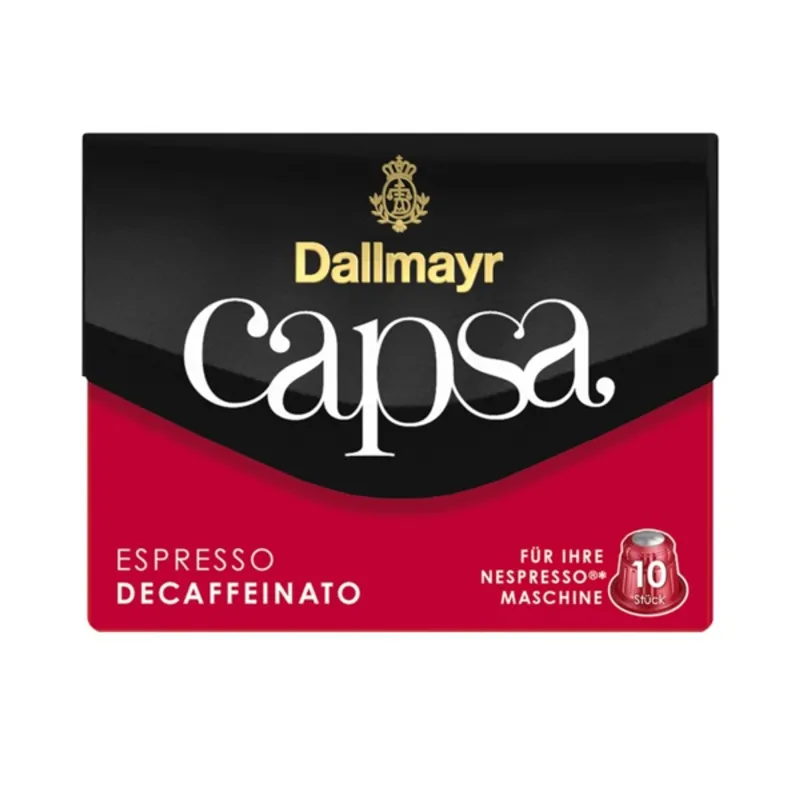 Dallmayr Espresso Decaffiniato Nespresso kompatibilis kávé kapszula 10 db Dallmayr Espresso Decaffiniato Nespresso kompatibilis kávé kapszula 10 db