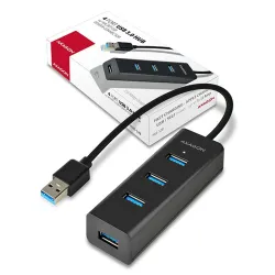 AXAGON HUE-S2B USB3.0 Charging Hub Black