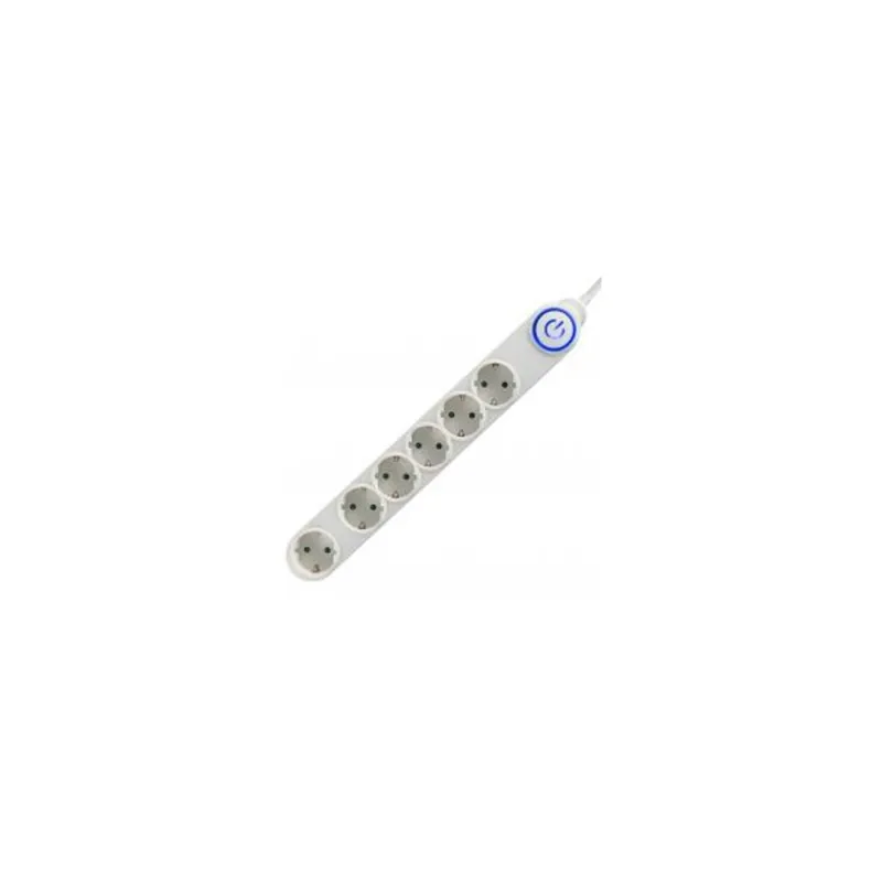 Home NV 06TK/WH/1,5 6 aljzat 1,5méter 3x1,5mm2 fehér lábkapcsolós elosztó Home NV 06TK/WH/1,5 6 aljzat 1,5méter 3x1,5mm2 fehér lábkapcsolós elosztó