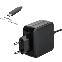 Notebook töltő Akyga AK-ND-70 5 - 20V / 3 - 3.25A 65W USB type C Power Delivery