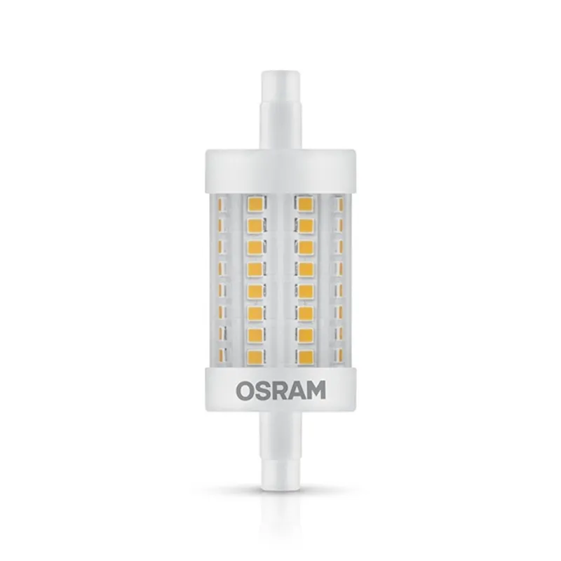 Osram Superstar műanyag búra/8,5W/1055lm/2700K/R7s dimmelhető LED ceruza izzó Osram Superstar műanyag búra/8,5W/1055lm/2700K/R7s dimmelhető LED ceruza izzó