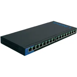 LINKSYS Switch LGS116P, 16x1000Mbps POE+ (16-Port Business Desktop Gigabit PoE+ Switch)