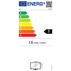 ACER TN LED Monitor V176LBMD 17" SXGA 1280x1024, 5:4, 5ms, 60hz, 100M:1, 250nits, VGA, DVI, MM, fekete