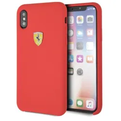Ferrari iPhone X/XS SF szilikon piros tok