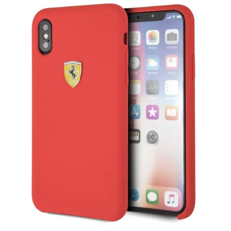 Ferrari iPhone X/XS SF szilikon piros tok Ferrari iPhone X/XS SF szilikon piros tok