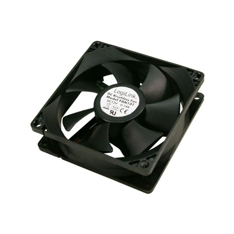 LogiLink ház hűtő ventilátor 8 cm fekete (FAN101) LogiLink ház hűtő ventilátor 8 cm fekete (FAN101)