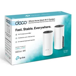 TP-LINK Deco M4 AC1200 whole home Mesh WiFi system 2-pack