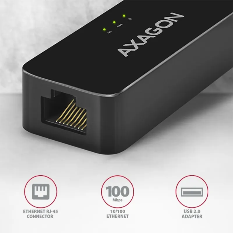 AXAGON ADE-XR 10/100 Ethernet USB2.0 Adapter AXAGON ADE-XR 10/100 Ethernet USB2.0 Adapter