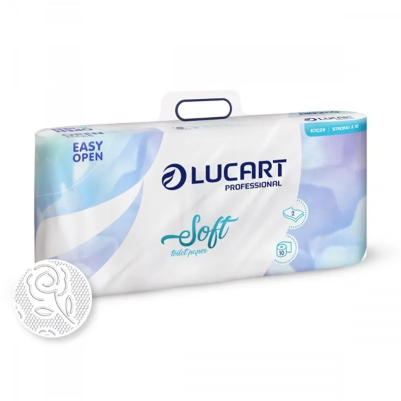 Lucart Strong 2 rétegű 10 tekercses toalettpapír Lucart Strong 2 rétegű 10 tekercses toalettpapír