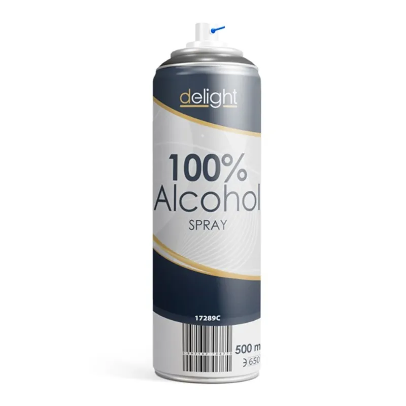 Delight 100% Alkohol spray, 500ml Delight 100% Alkohol spray, 500ml