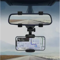 XO C70 visszapillantóra rögzíthető autós telefontartó fekete (XOP-CARHOLDER-C70-BK)