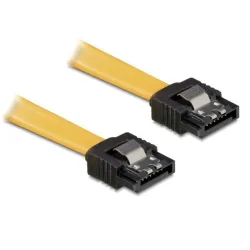Delock SATA F/F adatkábel 0.5m sárga