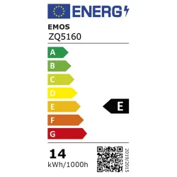 Emos LED izzó E27 14W 1521lm meleg fehér (ZQ5160)