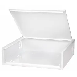 Stalflex 3U fali rack szekrény 19" 420mm fehér (CHR19-3U-420W)