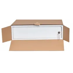 Stalflex 3U fali rack szekrény 19" 420mm fehér (CHR19-3U-420W)