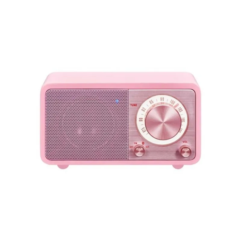 Sangean WR-7 Genuine Mini Bluetooth pink FM rádió Sangean WR-7 Genuine Mini Bluetooth pink FM rádió