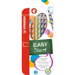 Stabilo Easy jobbkezes 6db-os vegyes színű színes ceruza