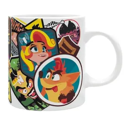 Abysse Crash Bandicoot - Sticker Crash bögre 320ml (ABYMUG858)
