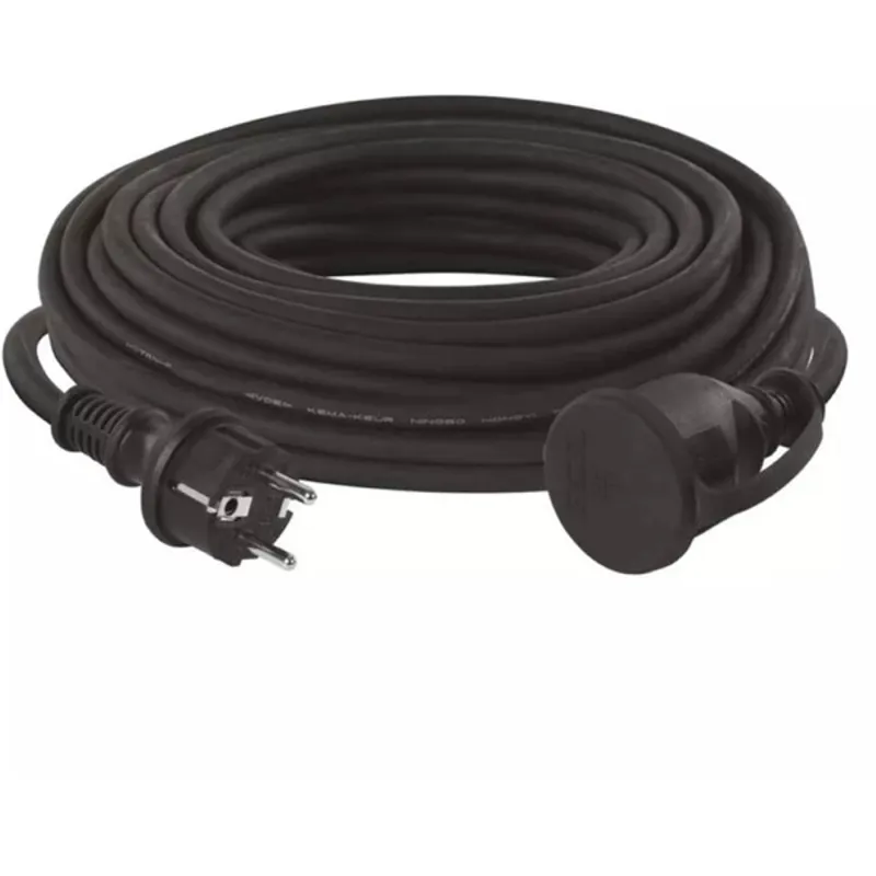 Emos P01825R hosszabbító gumikábellel IP44 3x2.5mm 25m fekete Emos P01825R hosszabbító gumikábellel IP44 3x2.5mm 25m fekete