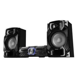 Panasonic SC-AKX520E High Power Audio System with CD Player and DJ & Karaoke Effects Black