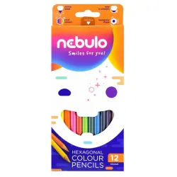 Nebulo 12db-os vegyes színű színes ceruza