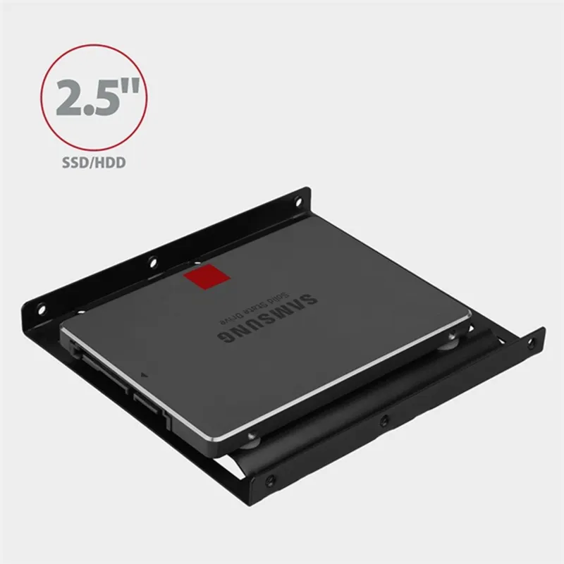 Axagon RHD-125B 3,5"-ről 2,5"-re fekete SSD / HDD beépítő keret Axagon RHD-125B 3,5"-ről 2,5"-re fekete SSD / HDD beépítő keret