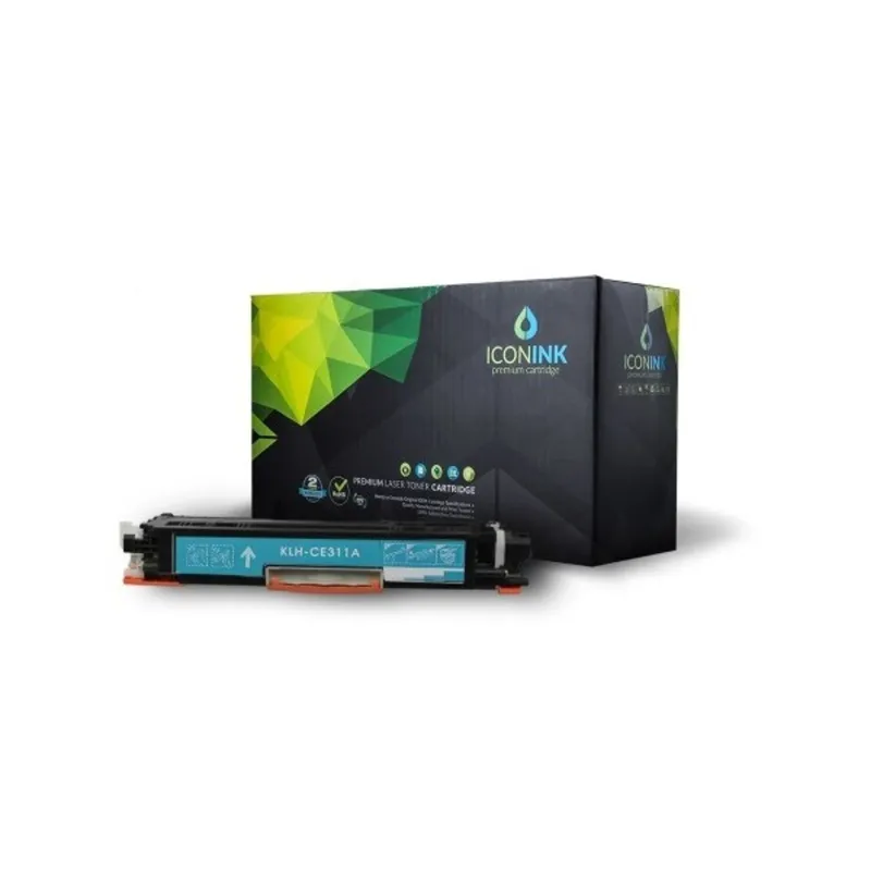 Iconink HP CE311A Canon CRG-129 CRG-329 CRG-429 CRG-529 CRG-729 CRG-929 utángyártott 1000 oldal cián toner Iconink HP CE311A Canon CRG-129 CRG-329 CRG-429 CRG-529 CRG-729 CRG-929 utángyártott 1000 oldal cián toner