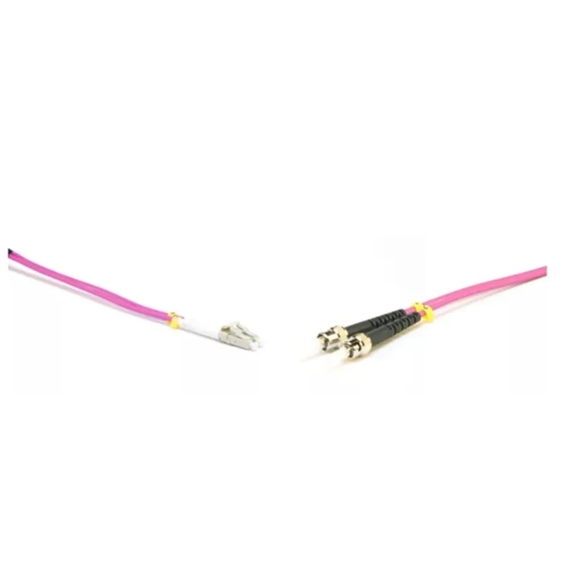 Gigalight Duplex optikai patch kábel 2xST/UPC + 2xLC/UPC csatlakozóval, 50/125 OM4 LSZH, 0,5 m Gigalight Duplex optikai patch kábel 2xST/UPC + 2xLC/UPC csatlakozóval, 50/125 OM4 LSZH, 0,5 m