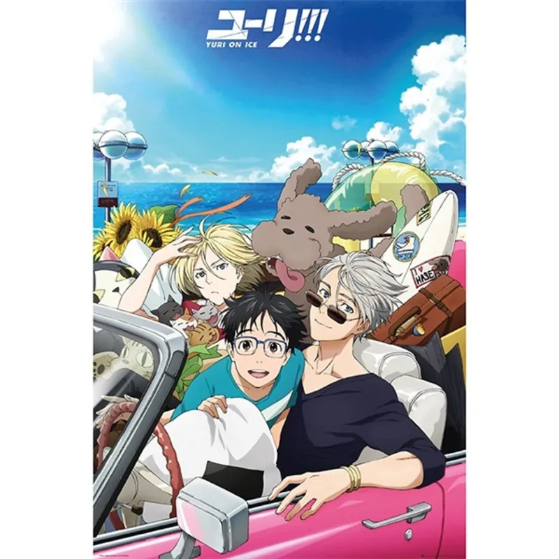 Yuri on Ice "Car" 91,5x61 cm poszter Yuri on Ice "Car" 91,5x61 cm poszter