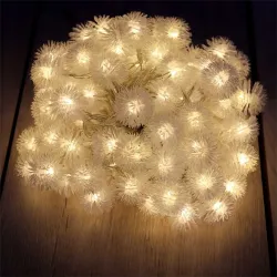 IRIS Zúzmara alakú 3cm/10m/meleg fehér/80db LED-es/USB-s fénydekoráció  (314-16)