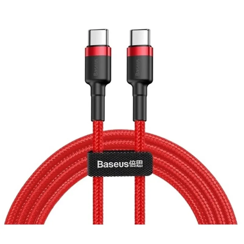 Baseus Cafule USB-C Cable 60W 1m Black/Red Baseus Cafule USB-C Cable 60W 1m Black/Red