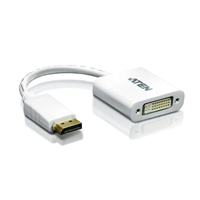 ATEN VC965-AT DisplayPort to DVI-I Adapter White ATEN VC965-AT DisplayPort to DVI-I Adapter White