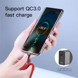 Baseus Cafule USB-C Cable 60W 1m Black/Red