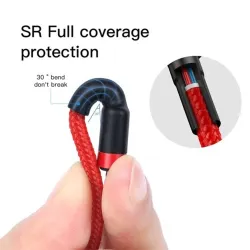 Baseus Cafule USB-C Cable 60W 1m Black/Red