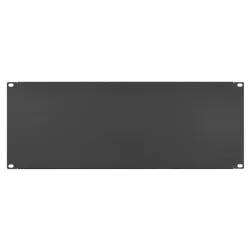 Stalflex rack szekrény takaró panel 4U 19" fekete (RP19-4U-B)