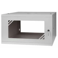 Stalflex 6U fali rack szekrény 19" 450mm szürke (RC19-6U-450GG)