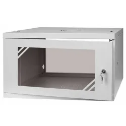 Stalflex 6U fali rack szekrény 19" 450mm szürke (RC19-6U-450GG)