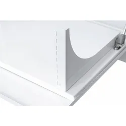 Stalflex 3U fali rack szekrény 19" 180mm fehér (CR19-3U-180-W)