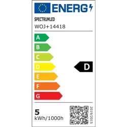 SpectrumLED WOJ14418 üveg 560lm E27 körte LED Wi-Fi smart home fényforrás