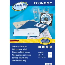 Avery Europe100 ELA026 210x148mm 200db-os etikett