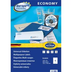 Etikett címke Avery Europe100 ELA024 105x148mm univerzális 400db-os