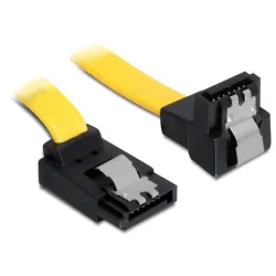 DELOCK Cable SATA 6 Gb/s up/down metal 50cm (82821)