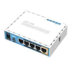 MikroTik hAP ac lite 5x10/100 Mbps LAN, 2,4Ghz 802.11n/ac dual-band wifi, USB porttal