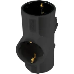 SAL Hálózati Elosztó 3DIN Black