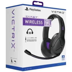 PDP Victrix Gambit PS4/PS5 vezeték nélküli gaming headset fekete (052-003-EU)