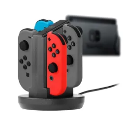 snakebyte FOUR:CHARGE Nintendo Switch Joy-Con töltő fekete (SB911972)