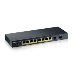 ZyXEL 8 portos Fémházas Menedzselhető Switch (GS1900-10HP-EU0102F)