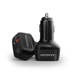 Axagon PWC-PQ38 38W univerzális autós töltő adapter fekete (PD/QC3.0)